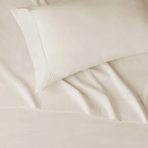New 3-Piece Deep Pocket Beige Bedding Sheets • Twin - Picture 3 of 5